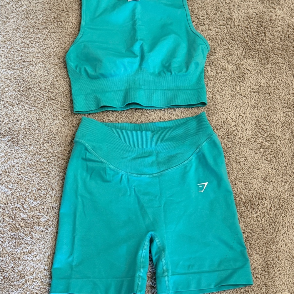 Gymshark Aqua Workout Set